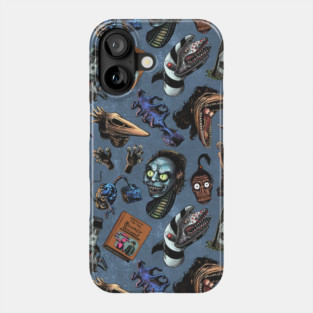 Beetlejuice - blue Pattern Phone Case