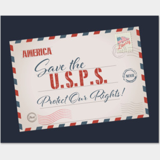 Save the U.S.P.S. Posters and Art