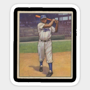 Jackie Robinson 1950 Bowman Sticker