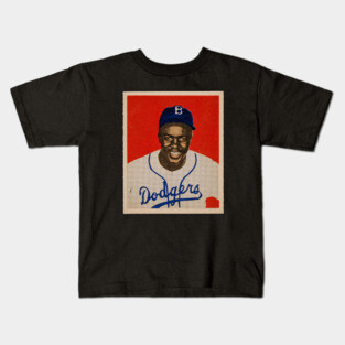 Jackie Robinson 1949 Bowman Kids T-Shirt