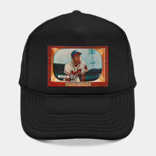 Hank Aaron 1955 Bowman Hat