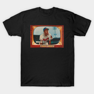 Hank Aaron 1955 Bowman T-Shirt