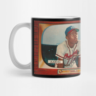 Hank Aaron 1955 Bowman Mug
