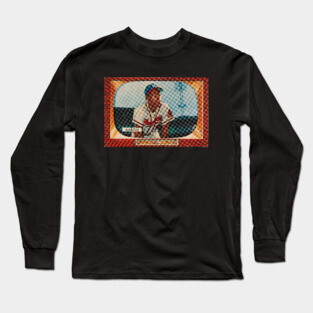 Hank Aaron 1955 Bowman Long Sleeve T-Shirt