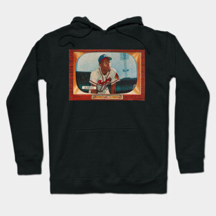 Hank Aaron 1955 Bowman Hoodie