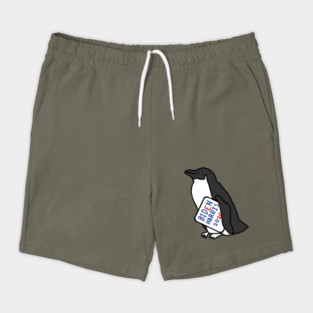 Small Penguin with Biden Harris Sign Shorts