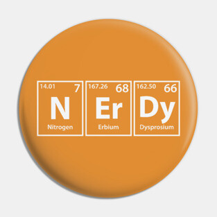 Nerdy Elements Spelling Pin
