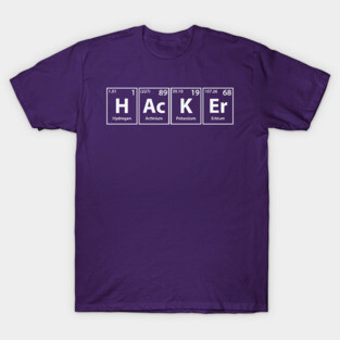 Hacker Elements Spelling T-Shirt