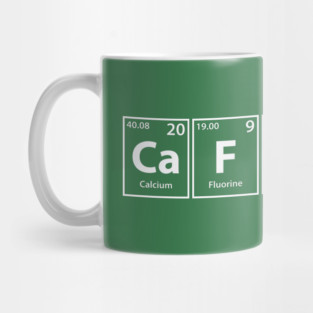 Caffeine Elements Spelling Mug