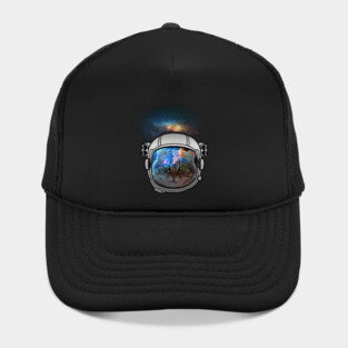 Curious Cat Space Traveler Hat