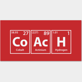 Coach Elements Spelling Posters and Art