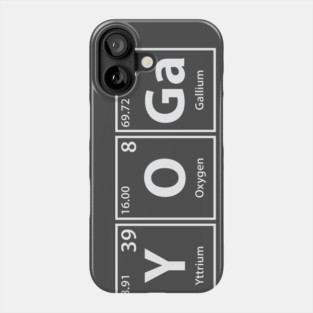 Yoga Elements Spelling Phone Case