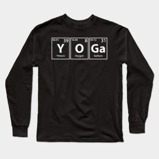 Yoga Elements Spelling Long Sleeve T-Shirt
