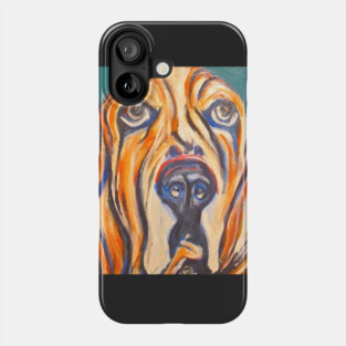 Basset-Hound Closeup Phone Case
