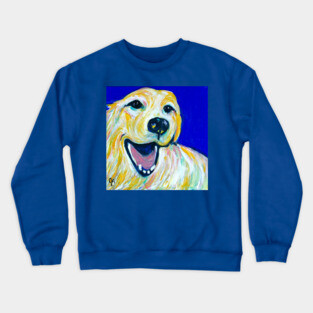 yellow lab Crewneck Sweatshirt