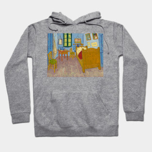 Van Gogh -The Bedroom - Digitally Remastered Hoodie