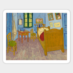 Van Gogh -The Bedroom - Digitally Remastered Magnet