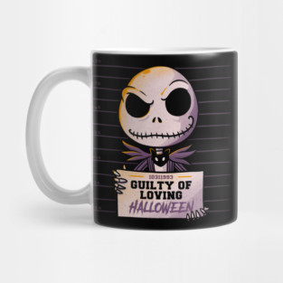 Guilty Jack Cute Skellington MugShot Mug