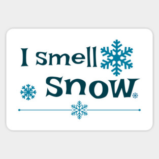 I smell snow Sticker