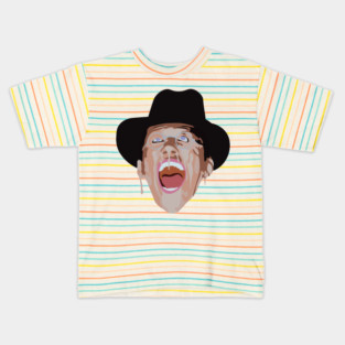 Raiders face melt Kids T-Shirt