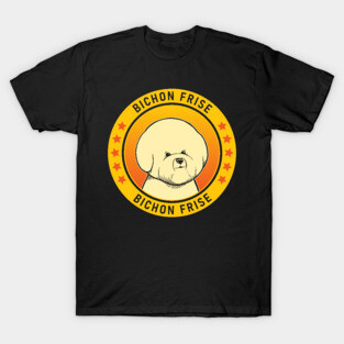 Bichon Frise Dog Portrait T-Shirt