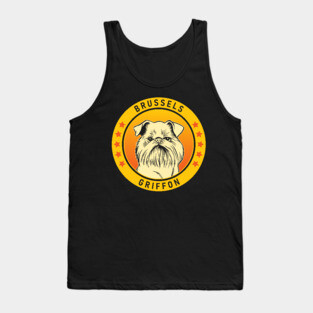 Brussels Griffon Dog Portrait Tank Top