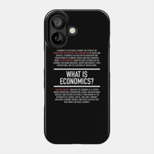 Economics Defined - Economist Phone Case