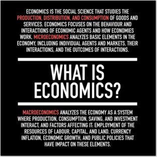 Economics Defined - Economist Posters and Art