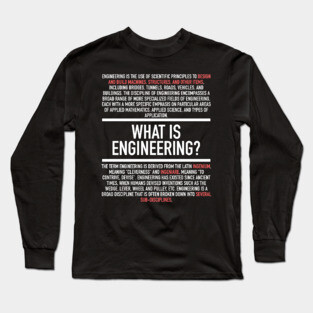 Engineering Defined - Engineer Long Sleeve T-Shirt