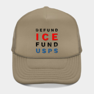 Defund Ice Fund USPS Hat