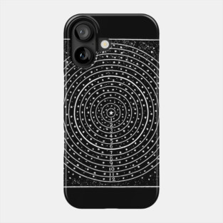 Astrology Twelve Houses Vintage Illustration Phone Case