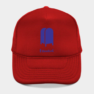 Essential Postal Box Post Office USPS Blue Hat