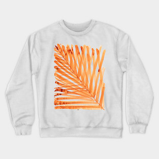 watercolor lines palm leaf 1 Crewneck Sweatshirt