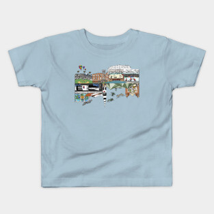 Huntsville Scapes // Arts and Sports Kids T-Shirt