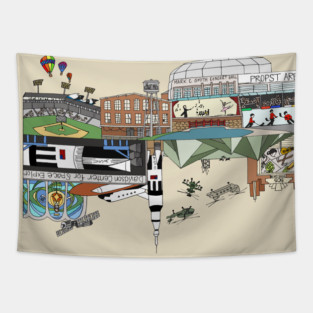 Huntsville Scapes // Arts and Sports Tapestry