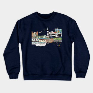 Huntsville Scape // Space & Aviation Crewneck Sweatshirt