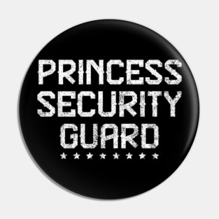 Princess Security Guard Big Brother Announcement Halloween Pin