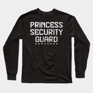 Princess Security Guard Big Brother Announcement Halloween Long Sleeve T-Shirt
