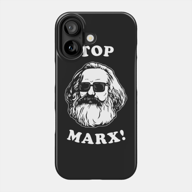 Top Marx Phone Case by dumbshirts