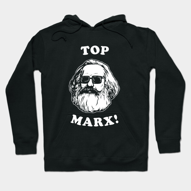 Top Marx Hoodie by dumbshirts