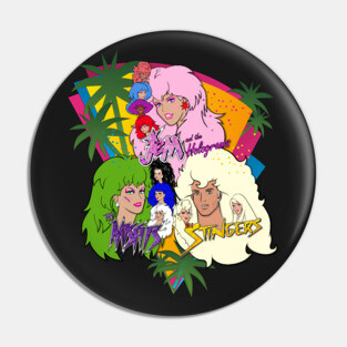 Jem Battle of the Bands 80s by BraePrint Pin