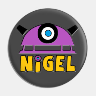 Nigel the Purple Dalek Pin