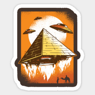 Pyramid Launch Sticker