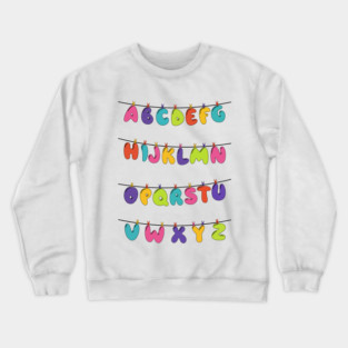 alphabet Crewneck Sweatshirt