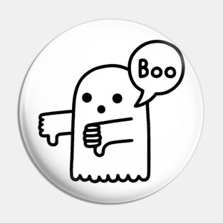 Ghost of Disapproval Pin