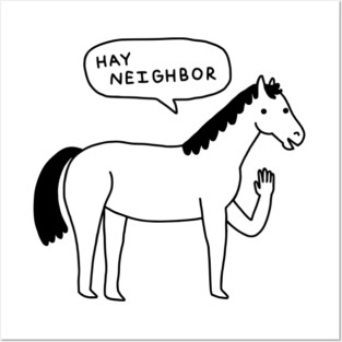 Hi Horse Posters and Art