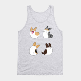 Corgi Coats Tank Top