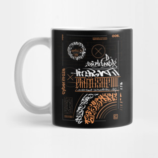 cybermaze // calligraphy Mug