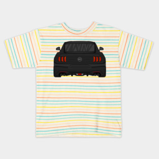 MUSTANG GT BLACK Kids T-Shirt