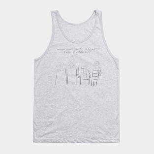 Wear Masks Save Halloween white ink Tank Top